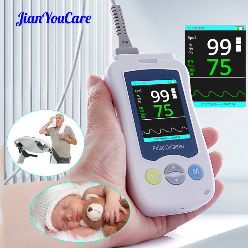 Baby Monitor Sensor - 휴대용 손가락 맥박 산소포화도 측정기 성인