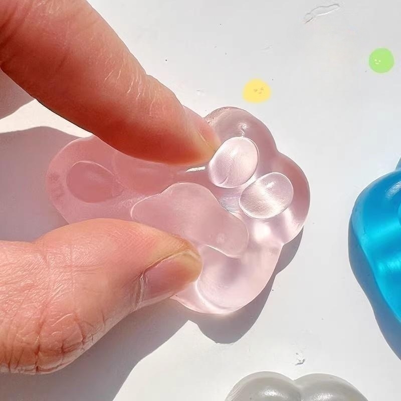 3개입 귀여운 고양이 발바닥 모양 스티키 스퀴즈 장난감 - Baby Products Unique 리뷰 및 가격