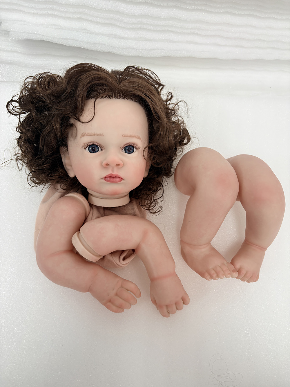 60CM DIY 인형 부품 미완성 리얼리스틱 리본 베이 - Baby Products Hair 리뷰 및 가격